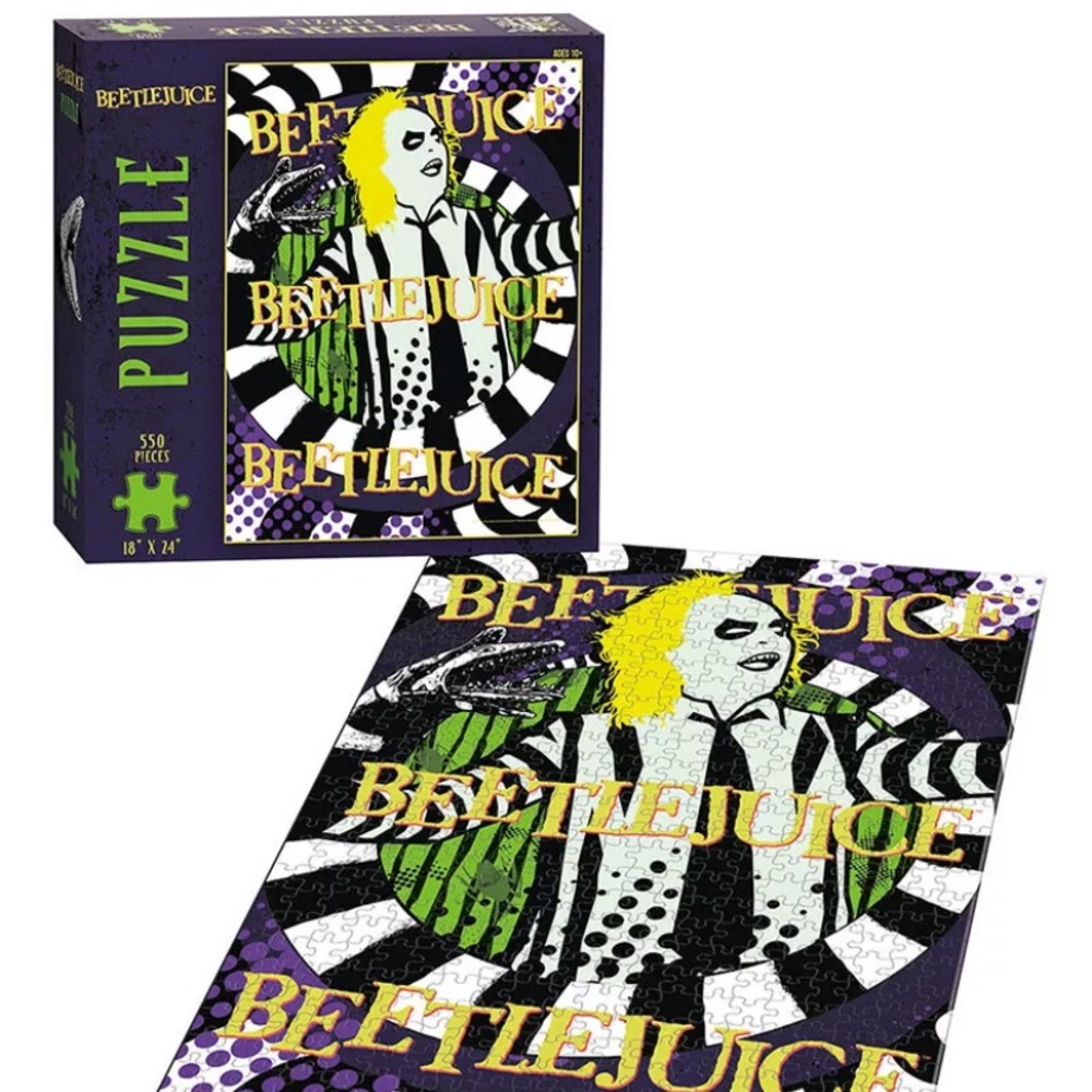 BEETLEJUICE SILHOUETTE PUZZLE Brand New!!
